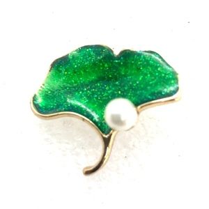 Snap button 20mm Gingersnaps magnolia Ginkgo leaf ASN20